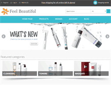 Tablet Screenshot of feelbeautiful.com.sg